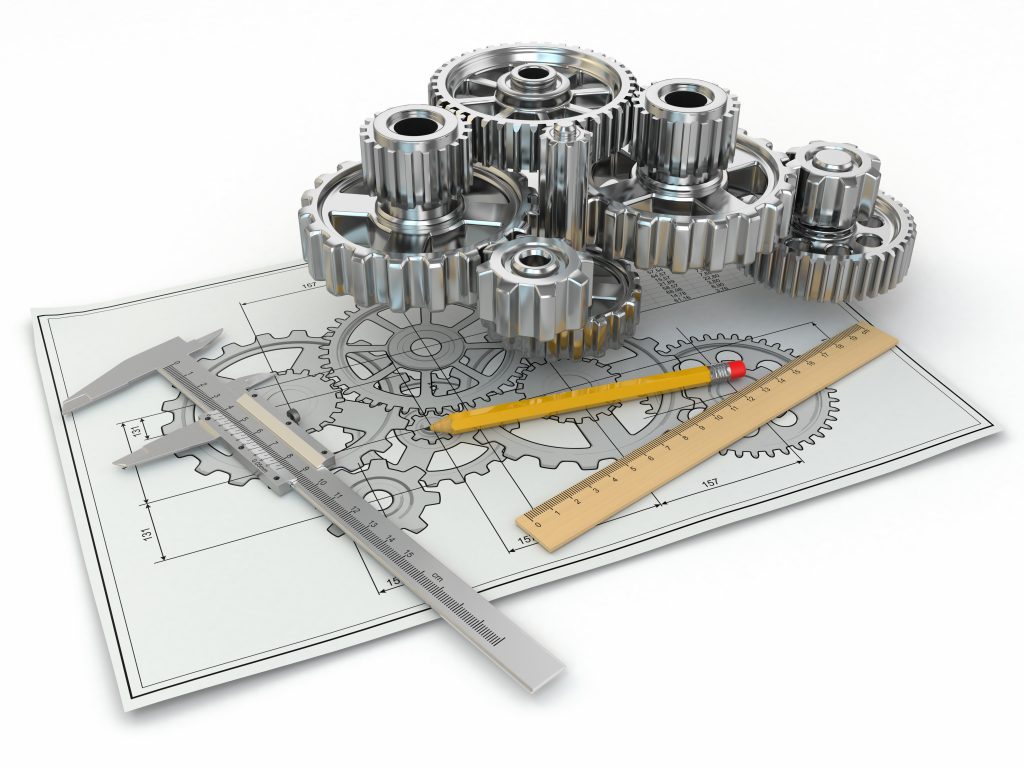 Engineering drawing. Gear, trammel, pencil and draft. | Vance Precision ...